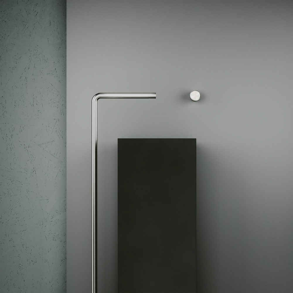 Wall mounted bathroom mixer