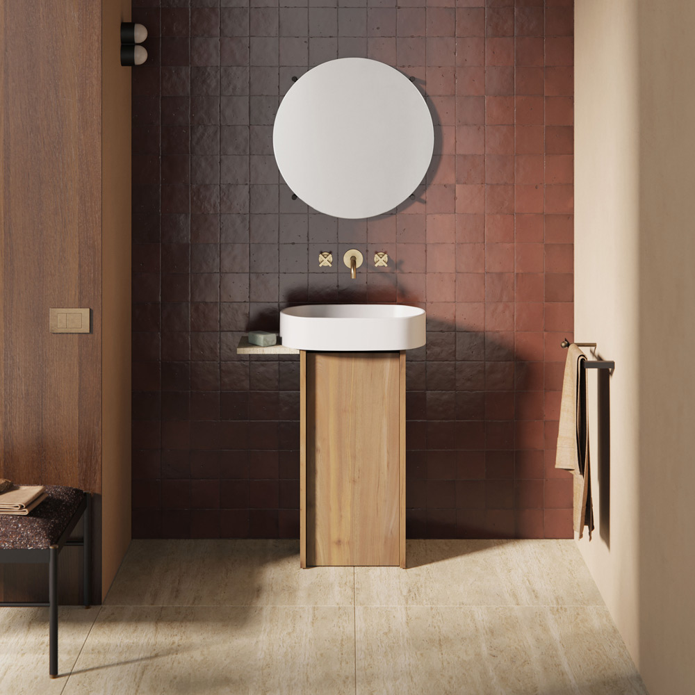 Compact vanity with sink by Ex.t collection